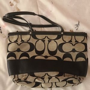 Vintage coach bucket bag